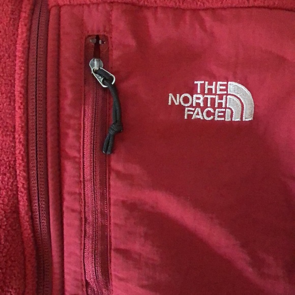 NEW THE NORTH FACE HALF ZIP FLEECE PULL OVER TOP MAROON MENS EXTRA LARGE XL TNF - Picture 3 of 6